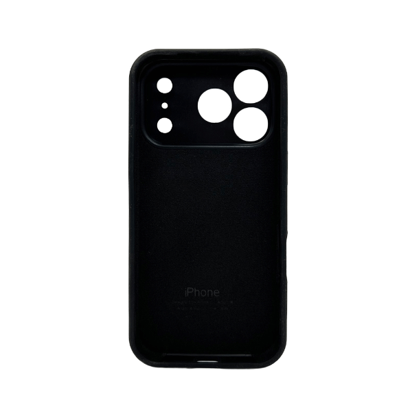 Захисний чохол-накладка Silicone Full Case AA Camera Protect для Apple iPhone 17 Pro Max Black (FullAAi17PM-14) - зображення 2