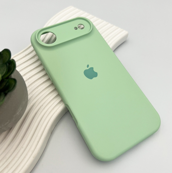 Захисний чохол-накладка Silicone Full Case AA Camera Protect для Apple iPhone 17 Air Avokado Green (FullAAi17A-51) - зображення 3