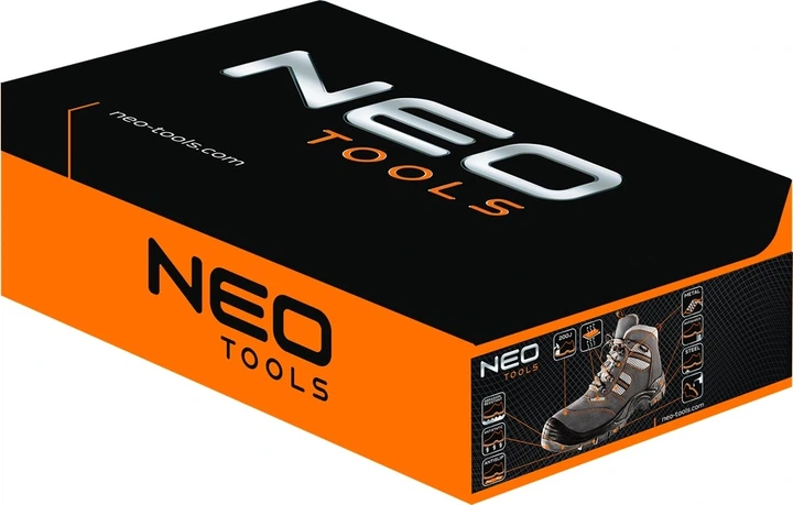 Черевики робочі Neo Tools, замш, ударопоглинання, антипрокол, сталевий підносок, S1P SRC, СЕ, р.43(2 (00133937) - изображение 2