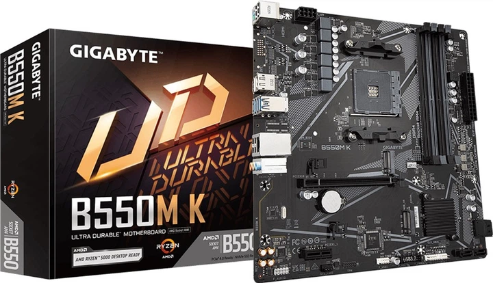 Płyta główna Gigabyte B550M-K (sAM4, AMD B550, PCI-Ex16) (SN250260044699) - Outlet - obraz 5