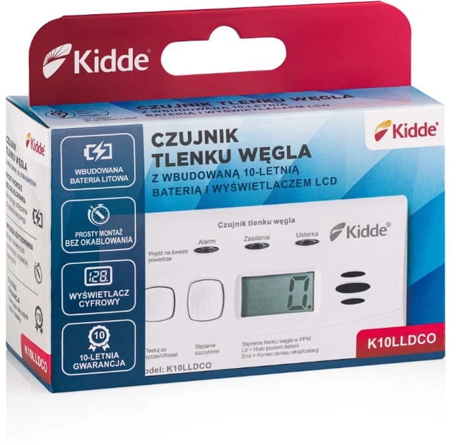 Czujnik czadu Kidde K10LLDCO (KID-K10LLDCO) (955555914478308) - Outlet - obraz 6