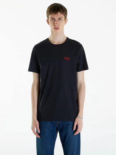 Zestaw koszulek męskich bawełnianych Levi's 79681-0026 L 2 szt. Biały/Czarny (955555913215701) - Outlet - obraz 4