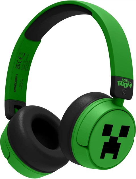 Słuchawki OTL Technologies Minecraft Wireless Green (5055371629126) (955555915402422) - Outlet - obraz 4