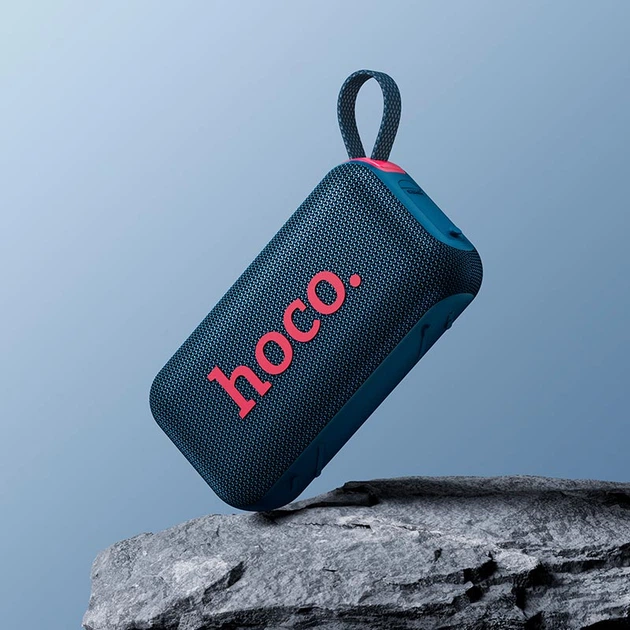 Акустика HOCO Smart sound sports BT speaker HC32 ipx4 |BT5.4/AUX/USB/TF/FM, 20W, TWS, 4h| Blue - Фото 3 Акустика HOCO Smart sound sports BT speaker HC32 ipx4 |BT5.4/AUX/USB/TF/FM, 20W, TWS, 4h| Blue - изображение 3