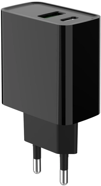 Ładowarka Gembird PD 20W USB-A + Type-C (TA-UC-PDQC20-01-BK) - obraz 3