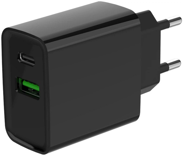 Ładowarka Gembird PD 20W USB-A + Type-C (TA-UC-PDQC20-01-BK) - obraz 5
