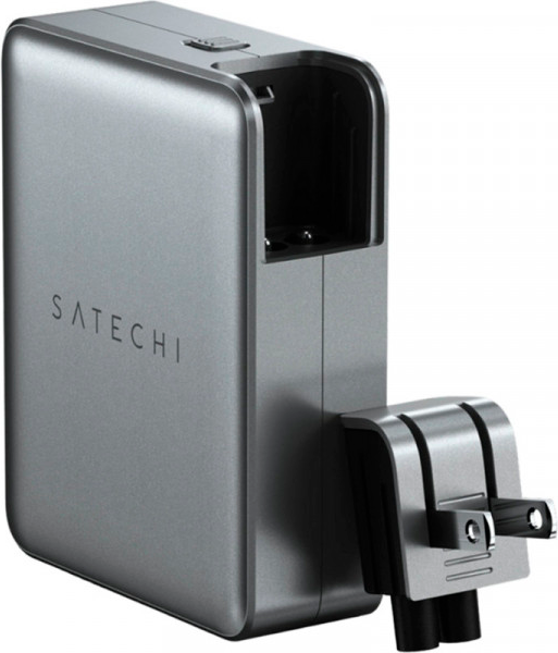 Зарядний пристрій Satechi GaN Travel 145W 4 x USB-C PD Space Gray (ST-W145GTM) - зображення 3