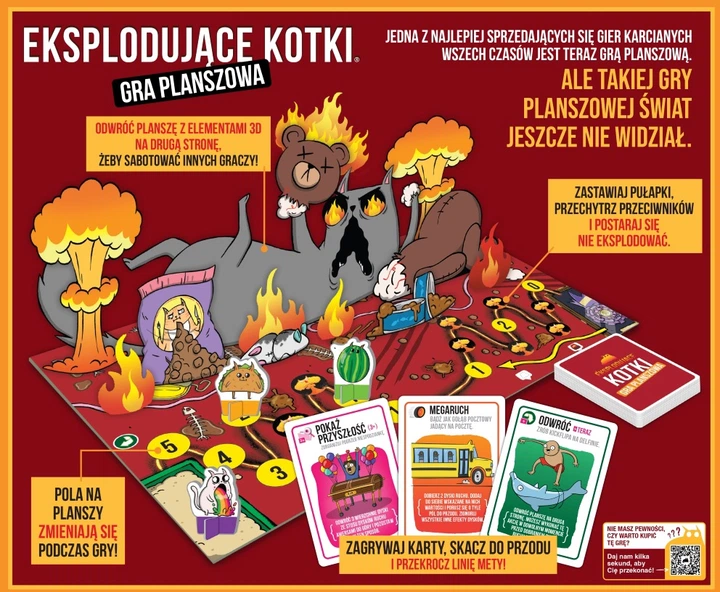 Настільна гра Rebel Exploding Kittens EKIBG01PL (810171410603) - зображення 6