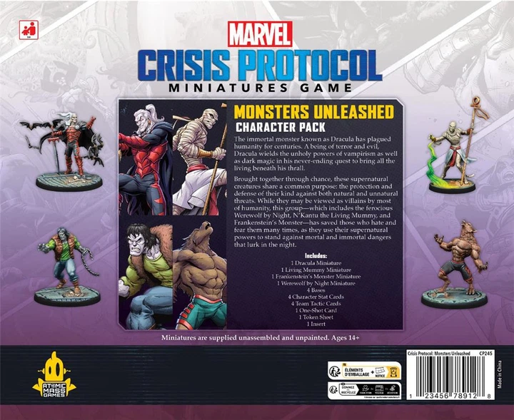 Доповнення до настільної гри Atomic Mass Games Marvel Crisis Protocol: Монстри вирвалися на волю (англійське видання) CP245 (841333127404) - зображення 2