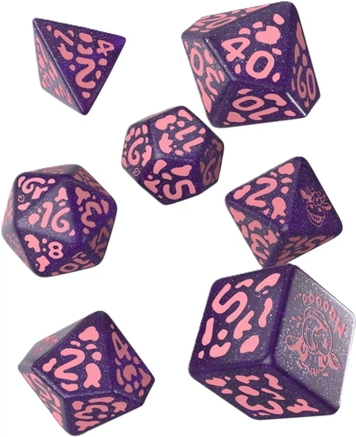 Zestaw kostek do gry Q Workshop Krowa RaMoona (5907699498307) - obraz 2