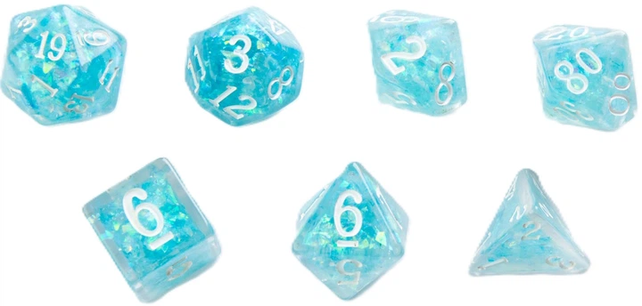 Zestaw kostek do gry Gamegenic Candy-like Blueberry (4251715405017) - obraz 2