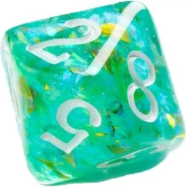 Zestaw kostek do gry Gamegenic Candy-like Mint (4251715404959) - obraz 3