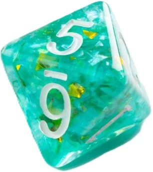 Zestaw kostek do gry Gamegenic Candy-like Mint (4251715404959) - obraz 8