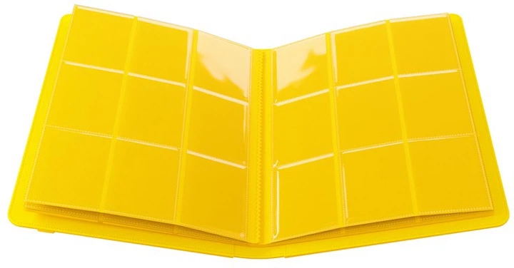 Album na karty Gamegenic Prime 18-Pocket zamykany na gumkę Yellow (4251715416143) - obraz 5