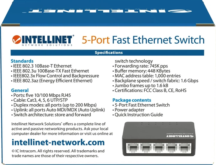 Switch Intellinet IES-05FP (766623561723) - obraz 8