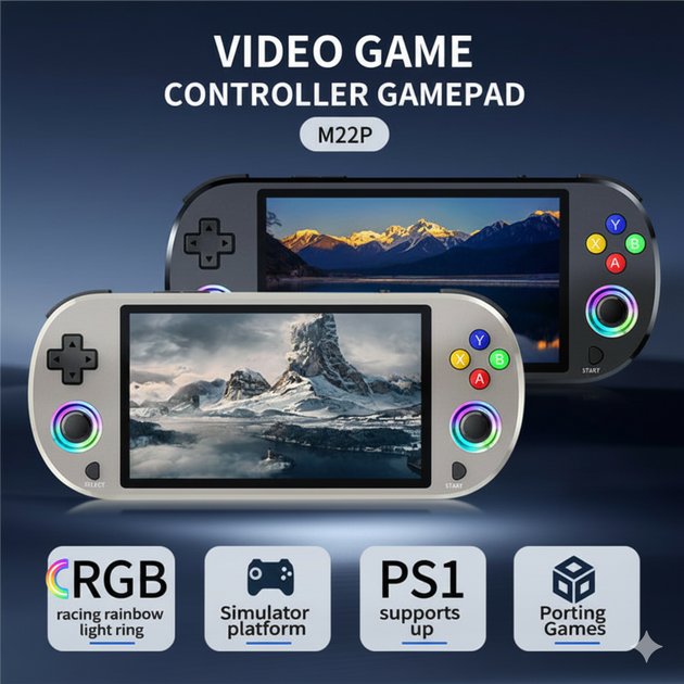 Портативна ігрова консоль SJGAM Video Game M22 Pro (5inch, 1920*1080, джойстик, TFcard 64Gb) - Фото 3 Портативна ігрова консоль SJGAM Video Game M22 Pro (5inch, 1920*1080, джойстик, TFcard 64Gb) - изображение 3