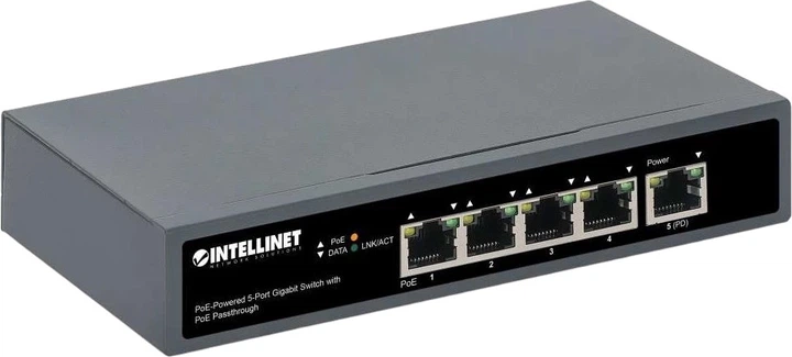 Коммутатор Intellinet IPS-05G-65W (766623561808) - изображение 3
