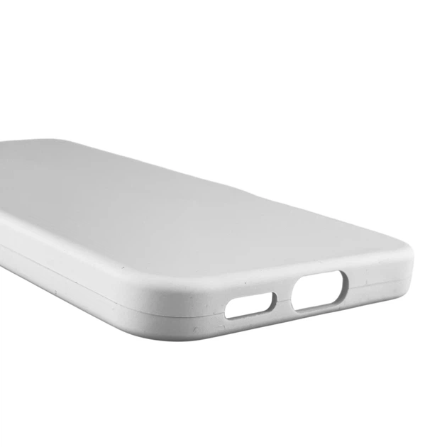 Чехол для Samsung Galaxy S25 (SM-S931B) силиконовый с микрофиброй нескользящий белый - изображение 4