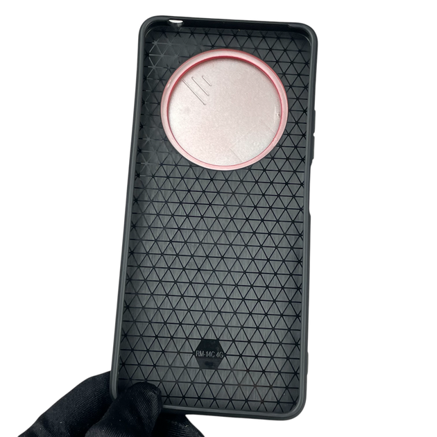 Чехол для Xiaomi Redmi 14C бронированный с кольцом-держателем со шторкой красный - Фото 4 Чехол для Xiaomi Redmi 14C бронированный с кольцом-держателем со шторкой красный - изображение 4