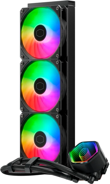 Chłodzenie wodne Cooler Master MasterLiquid 360 Core II ARGB Black (MLW-D36M-A18PA-R1) - obraz 2