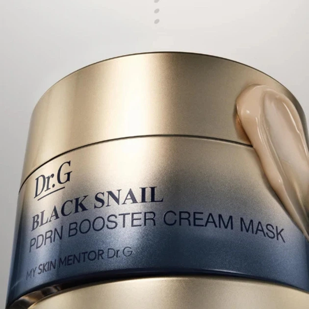 Крем-маска для обличчя з полінуклеотидами Dr.G Black Snail PDRN Booster Cream Mask 50ml - Фото 2 Крем-маска для обличчя з полінуклеотидами Dr.G Black Snail PDRN Booster Cream Mask 50ml - зображення 2