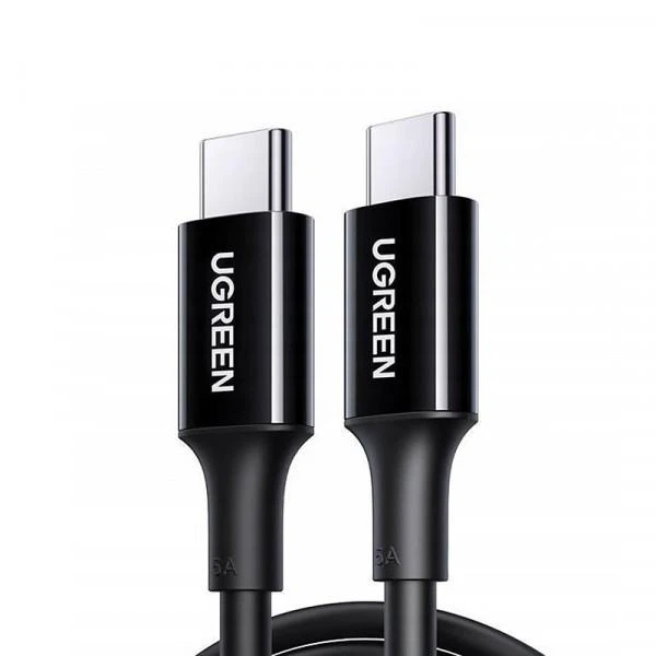 Кабель Ugreen USB 2.0 Type-C M-M 2 м, черный (US300) - Фото 1 Кабель Ugreen USB 2.0 Type-C M-M 2 м, черный (US300) - изображение 1