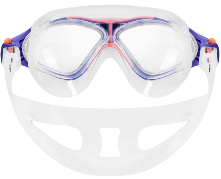 Okulary pływackie Spokey AMPIO z szerokim polem widzenia Różowe (5905339461193) - obraz 3