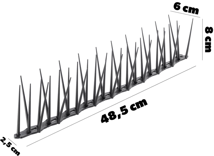 Шипи для відлякування птахів Kadax Dierre 24 шт (K10051) - зображення 5