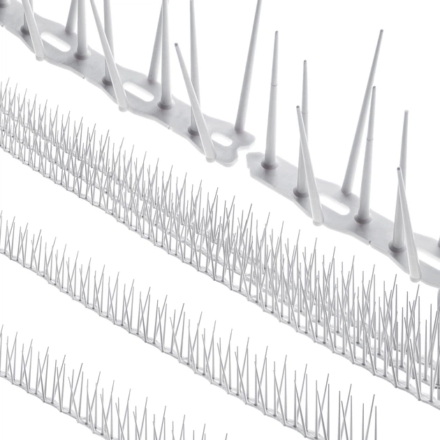 Шипи для відлякування птахів Kadax Dierre 24 шт Білі (K10041) - зображення 3