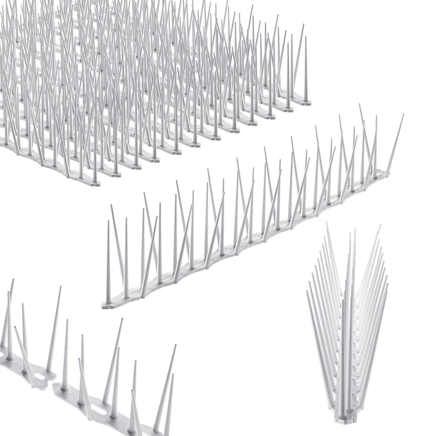 Шипи для відлякування птахів Kadax Dierre 24 шт Білі (K10041) - зображення 4
