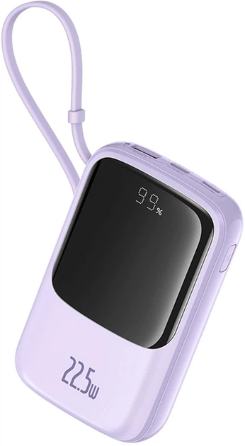 УМБ Baseus Qpow Pro+ USB-C 10000 мАг 22.5 Вт Violet (P10155702511-00) - зображення 4