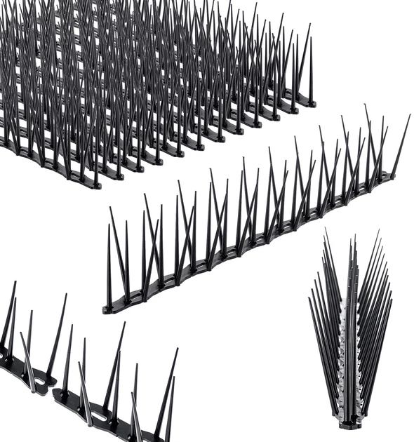 Шипи для відлякування птахів Kadax Dierre 12 шт Чорні (K10055) - зображення 4