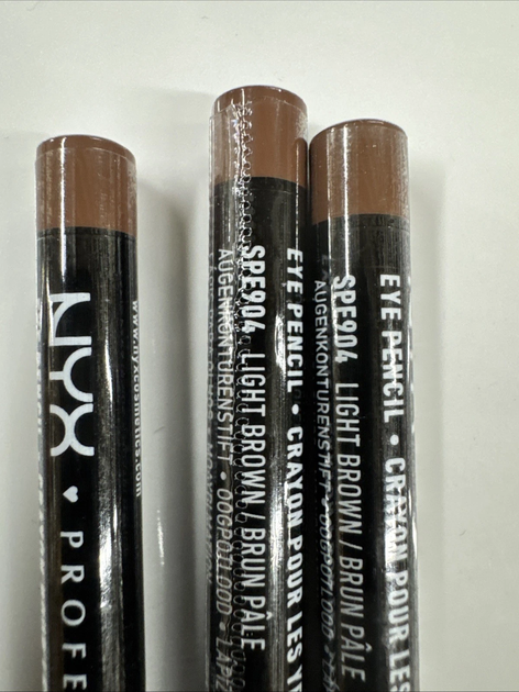 Пигментированный карандаш для глаз NYX Slim Eye Pencil Light Brown SPE904 - изображение 3