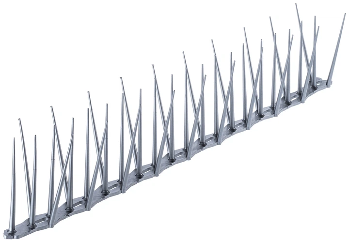 Шипи для відлякування птахів Kadax Dierre 12 шт Сріблясті (K10035) - зображення 2