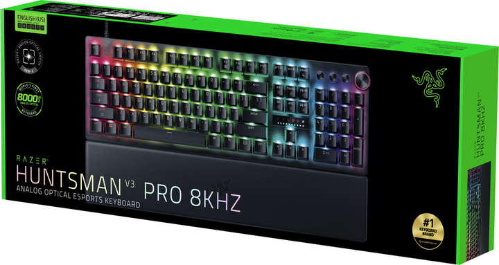 Klawiatura przewodowa Razer Huntsman V3 Pro Analog Optical Switch Gen-2 8KHz USB Black (RZ03-05530100-R3M1) - Zdjęcie 2 Klawiatura przewodowa Razer Huntsman V3 Pro Analog Optical Switch Gen-2 8KHz USB Black (RZ03-05530100-R3M1) - obraz 2