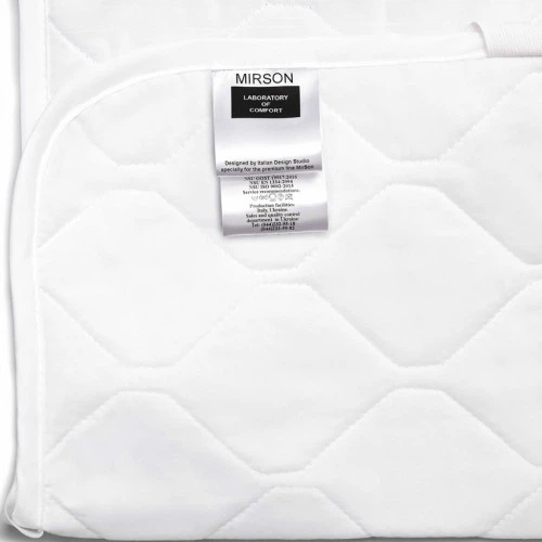 Наматрасник MirSon № 965 Natural Line Стандарт Cotton 200x220 см (2200000840431) MirSon 2200000840431 883164 - изображение 4