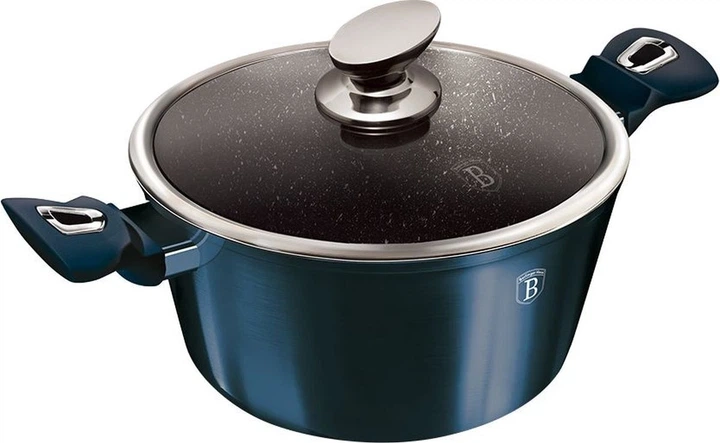 Кастрюля с крышкой Berlinger Metallic Line AQUAMARINE Edition 4,1 л (BH-1879) - изображение 2