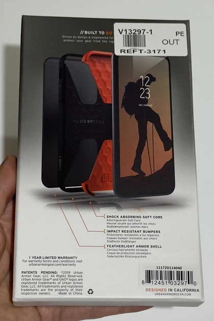 Чохол протиударний UAG Civilian (Original) для Iphone 11 Pro Max (6.5") Black 11172D114040 - зображення 5