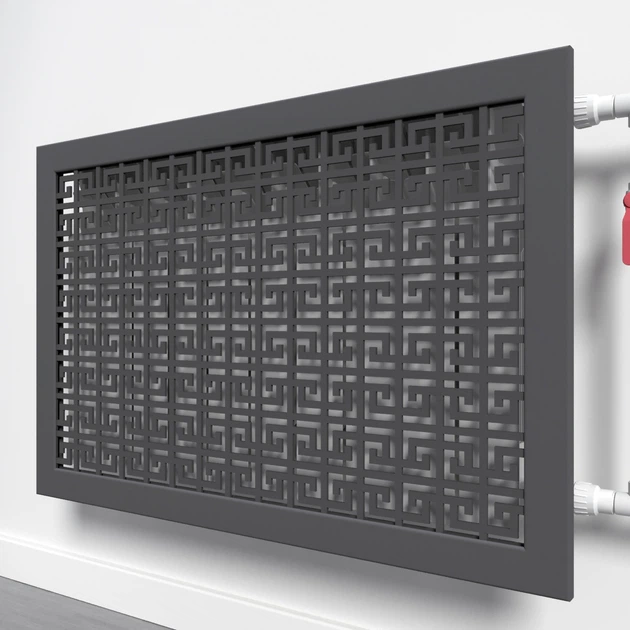 Решетка на батарею декоративная SMARTWOOD R2052 900 мм Графит (R20523106) - изображение 2