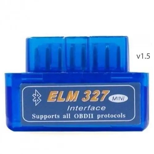 Автомобильный сканер ELM327 OBD2 v1.5 Windows и Android Bluetooth радиусом до 10 метров, пластиковый, синий - изображение 3