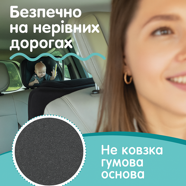 Детское автомобильное зеркало заднего вида для ребенка ударопрочное в автомобильном сиденье для безопасности для младенцев 2 шт - Уценка - изображение 4