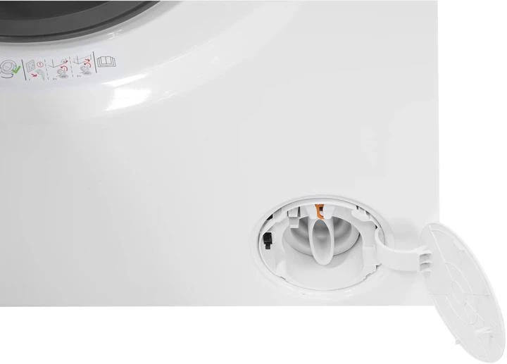 Пральна машина Beko B5DFT 59447 W, фронтальна, повнорозмірна, 9 кг/6 кг, 1400, клас D/A/A, 60 см, 15 програм, дисплей, пара, інвертор, білий з чорним люком - зображення 11