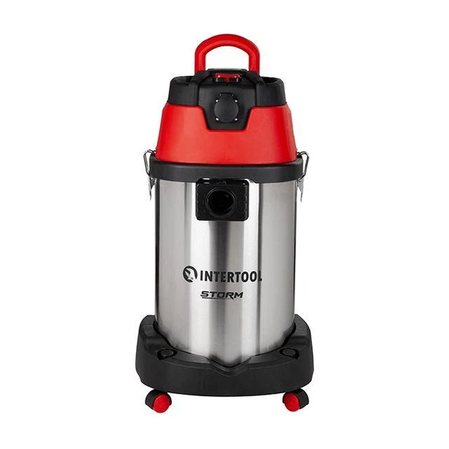 Строительный пылесос INTERTOOL WT-1430, 1400 Вт, 30 л, HEPA фильтр, розетка для инструмента, строительный сухо-влажный пылесос - Фото 2 Строительный пылесос INTERTOOL WT-1430, 1400 Вт, 30 л, HEPA фильтр, розетка для инструмента, строительный сухо-влажный пылесос - изображение 2