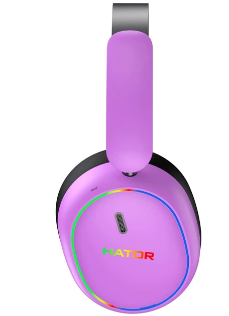 Игровая гарнитура HATOR Phoenix 2 Hi-Res Wireless Cyber Violet (ESH42) - изображение 7