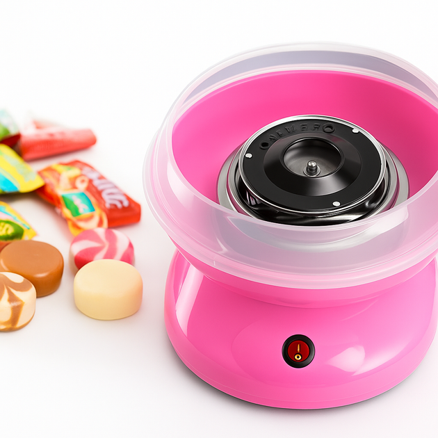 Апарат для приготування солодкої цукрової вати в домашніх умовах Candy Maker - Фото 2 Апарат для приготування солодкої цукрової вати в домашніх умовах Candy Maker - зображення 2