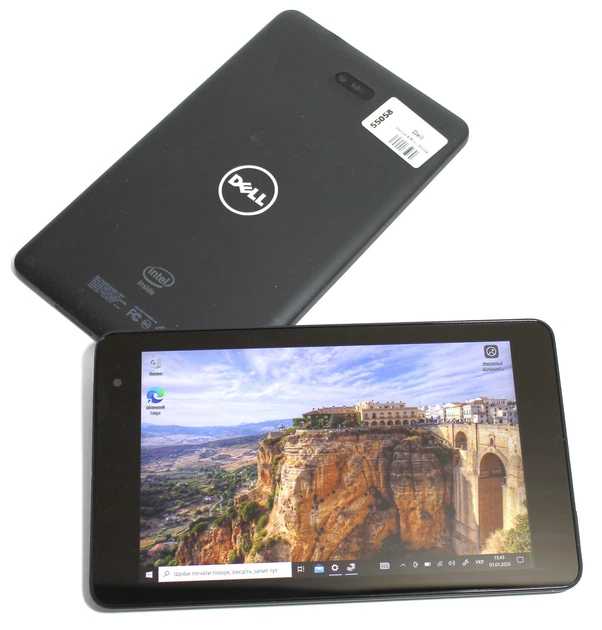 Планшет Dell Venue 8 Pro T01D 2GB RAM 64GB Intel Atom Z3740D Windows 10 Pro Черный Б/У - изображение 4