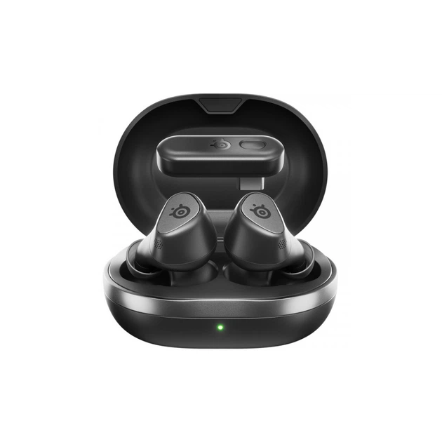 Навушники SteelSeries Arctis GameBuds for Xbox TWS Bluetooth Black (61681) - Фото 1 Навушники SteelSeries Arctis GameBuds for Xbox TWS Bluetooth Black (61681) - зображення 1
