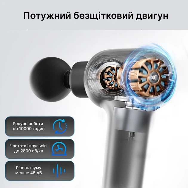 Портативный перкуссионный массажер 2 в 1 для мышц спины шеи рук массажный ручной аккумуляторный вибро пистолет для тела и ног ударный антицеллюлитный электромассажер с длинной ручкой вибрационный импульсный для расслабления и восстановления поясницы плеч - Фото 8 Портативный перкуссионный массажер 2 в 1 для мышц спины шеи рук массажный ручной аккумуляторный вибро пистолет для тела и ног ударный антицеллюлитный электромассажер с длинной ручкой вибрационный импульсный для расслабления и восстановления поясницы плеч - изображение 8