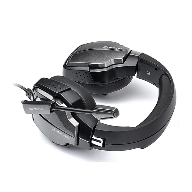 Навушники REAL-EL GDX-7680 Black - Фото 6 Навушники REAL-EL GDX-7680 Black - изображение 6