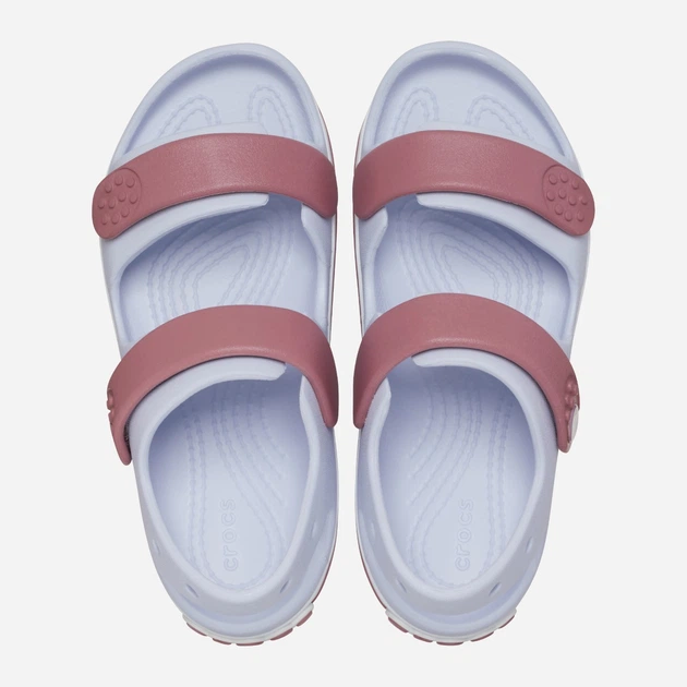 Sandały dziewczęce Crocs Crocband Cruiser Sandal T Kids 209424-5AH 32-33 Lilowe (196265603701) - obraz 4